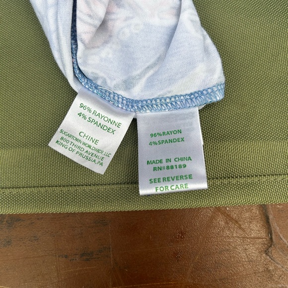 Lilly Pulitzer Georgia May Palazzo Blue Peri Pants Womens size M / L - Picture 6 of 11